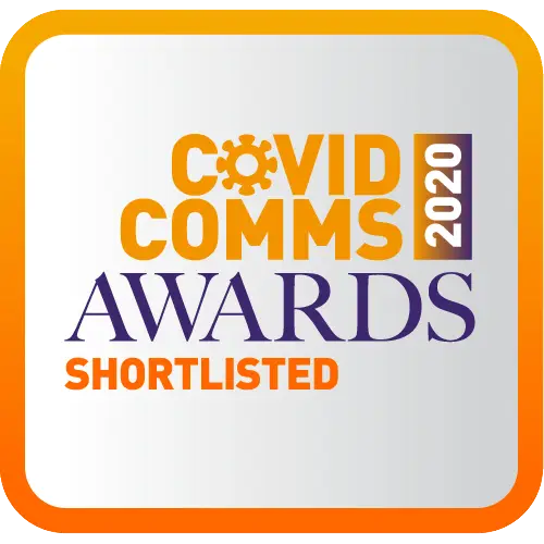 covid comms award logo